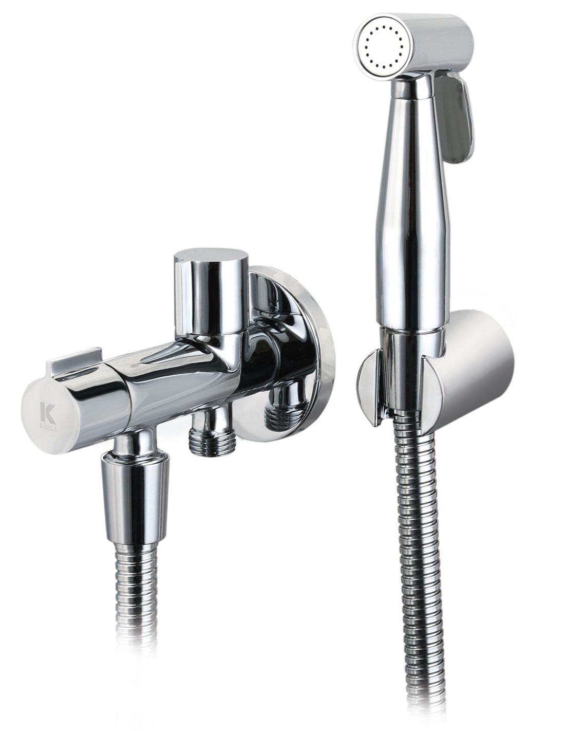 LLAVE WC CON GRIFO HIGIÉNICO BIDET ERGOS