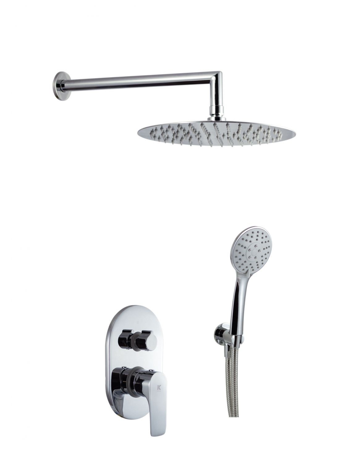 CONJUNTO DUCHA EMPO 2 VIAS PARED SINUA