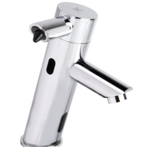 GRIFO LAVABO AUTOMÁTICO MEZCLADOR CON DISPENSADOR DE JABÓN